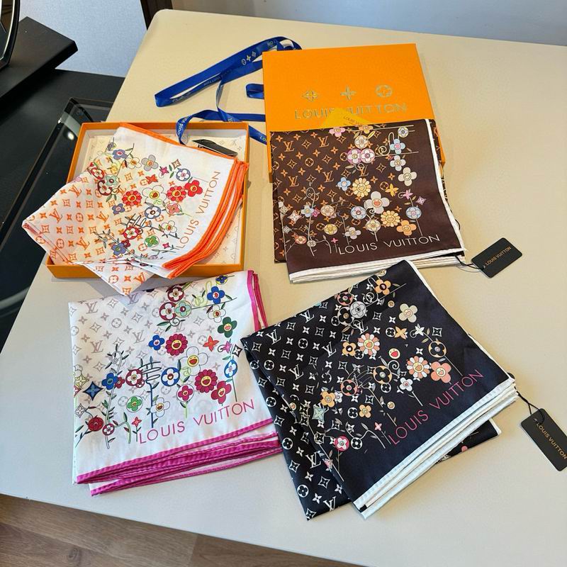 LV silk scarf hm07